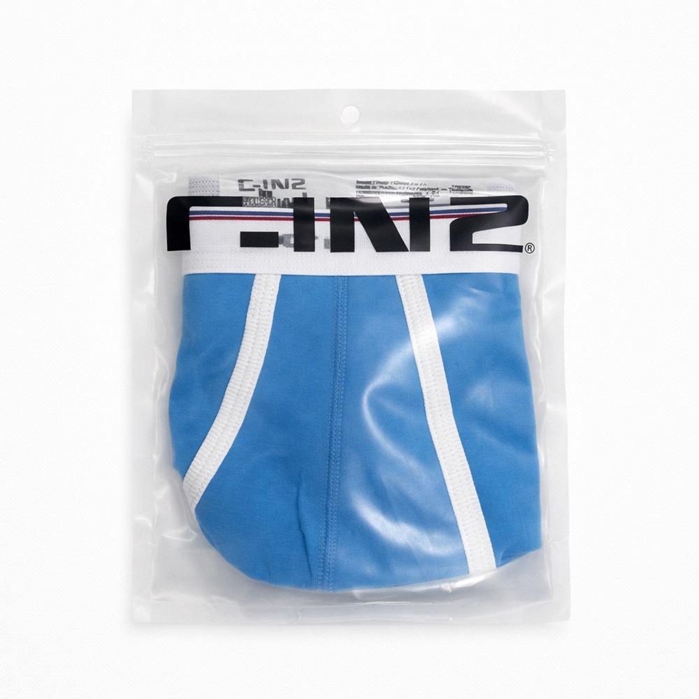 C-IN2 Throwback Boxer Briefs Blue White Mens Size Small (28-30) Contour Pouch - Picture 9 of 10